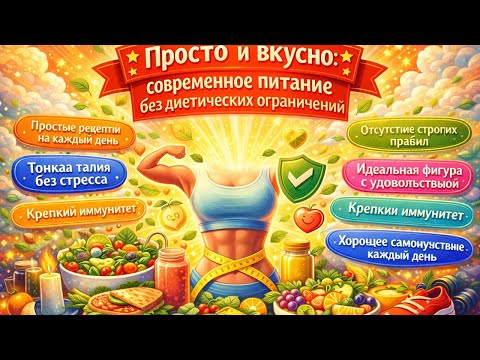 Тонкая талия, это просто и вкусно: современное питание без диетических ограничений! Тонкая талия, это просто и вкусно: современное питание без диетических ограничений!