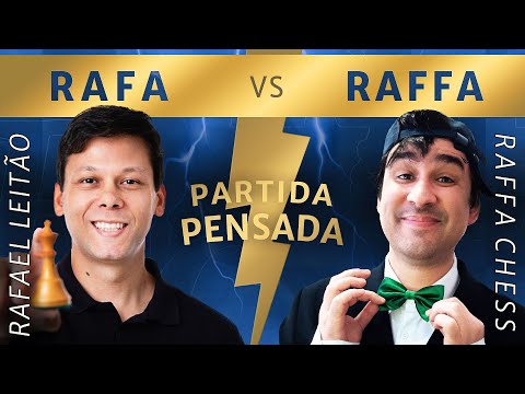 ENFRENTEI o GM Rafael Leitão em uma partida PENSADA - Raffael Chess Vs GM Rafael Leitão