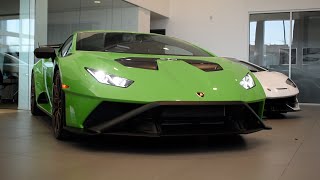 CHECK OUT This 2022 Lamborghini Huracan STO in Verde Mantis!