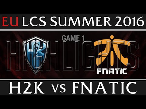 H2K vs Fnatic Game 1 Highlights - EU LCS Week 2 Summer 2016 - H2K vs FNC G1