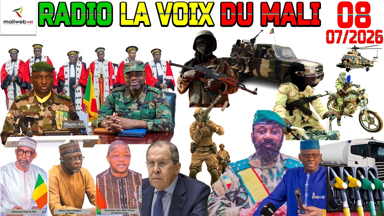 La Revue de Presse de la RADIO LA VOIX DU MALI du 08 Juillet 2026