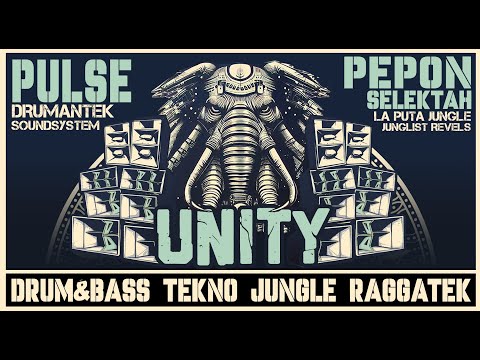 RAGGATEK - DRUM AND BASS - JUNGLE -TEKNO MIX 2025 // PULSE VS PEPON SELEKTAH // UNITY