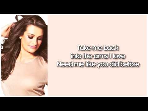 Glee - To Love You More (Lyrics)