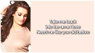 Glee - To Love You More (Lyrics)