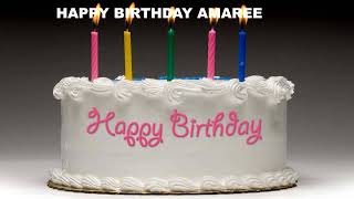 Amaree Birthday Song- Cakes - Happy Birthday AMAREE
