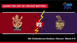 IPL 2021 | Royal Challengers Bangalore V Kolkata Knight Riders | Match # 10 | Cricket Betting Tips