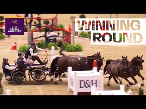 Boyd Exell strikes again at London Olympia! | FEI Driving World Cup™