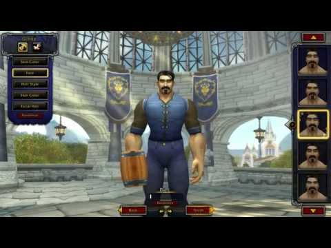 Warlords of Draenor (World of  Warcraft) - Human Male Character New Model Preview