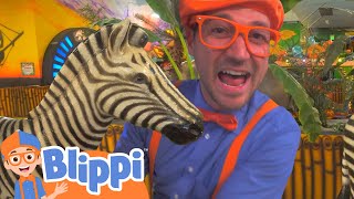 Blippi Goes on a Jungle Adventure! | Blippi - Moonbug Kids - Learning Corner