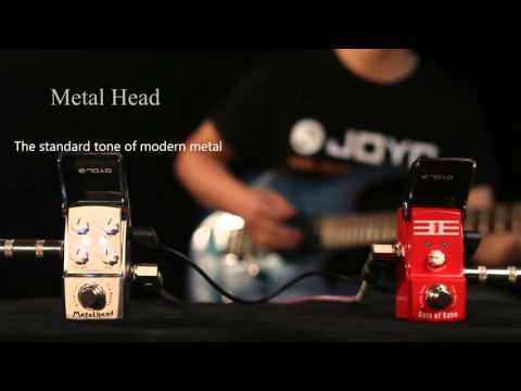 JOYO JF-315 Metal Head Distortion Mini Electric Guitar Effect Pedal with Knob Guard True Bypass