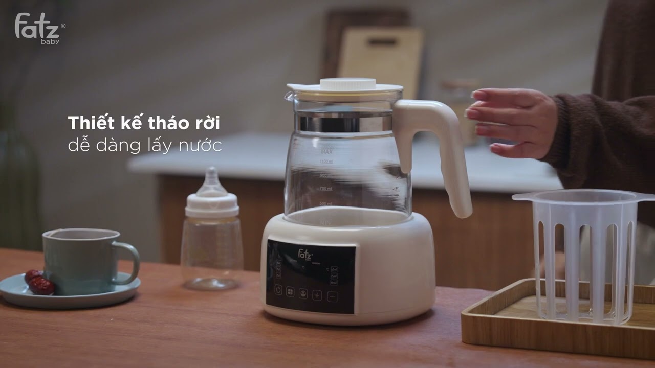 Máy đun và hâm nước pha sữa điện tử Fatzbaby Quick E2 FB3507HB