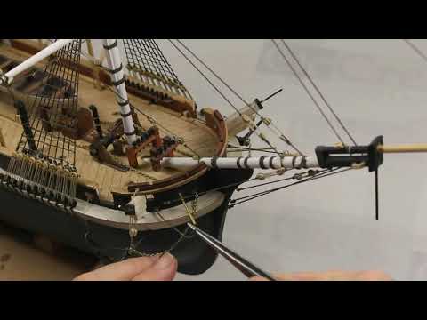 95- Elaboración de estays y aparejo del bauprés 2. HMS Terror - Modelismo Naval