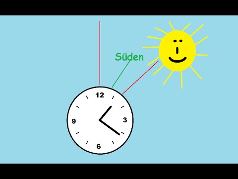 Himmelsrichtung mit Uhr bestimmen - Himmelsrichtungen ohne Kompass bestimmen - Survival Grundlagen