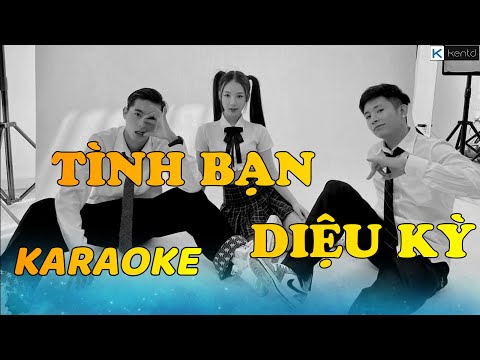 Karaoke Tình Bạn Diệu Kỳ Ricky Star x Lăng LD x Amee Beat Chuẩn | Kent D