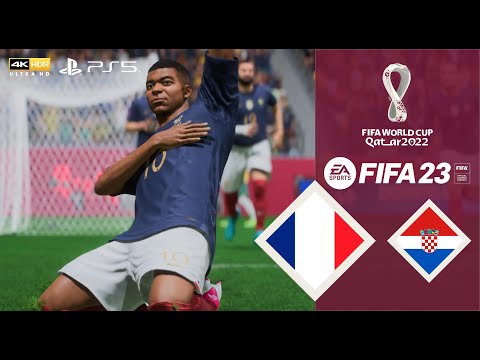 France vs Croatia | Qatar 2022 World Cup Final | PS5 | Realistic Graphics 4KUHD