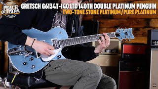 Video thumbnail for No Talking...Just Tones | Gretsch G6134T-140 LTD 140th Double Platinum Penguin by Peach Guitars