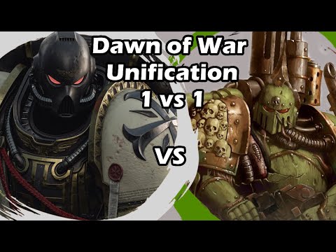 Dawn of War Unification: 1 vs 1 Black Templar (Kyle) vs Death Guard (Inferno73)