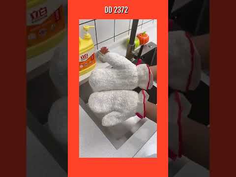 Fiber Reusable Multipurpose Dishwashing Gloves Household Kitchen (1 PC)(2372)