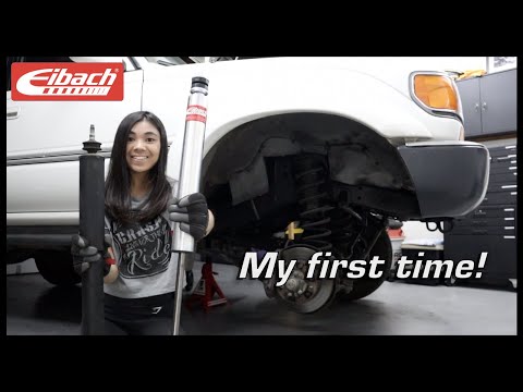 Changing the Shocks on my Land Cruiser... 30 years later | Eibach Pro Truck Sport Shocks Mod
