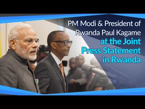 Rwanda Paul Kagame at the Joint Press Statement in Rwanda
