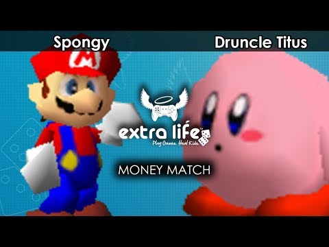 Smash 64: Spongy (Mario) V Druncle Titus (Kirby) - GVS X EL  Tournament SSB64