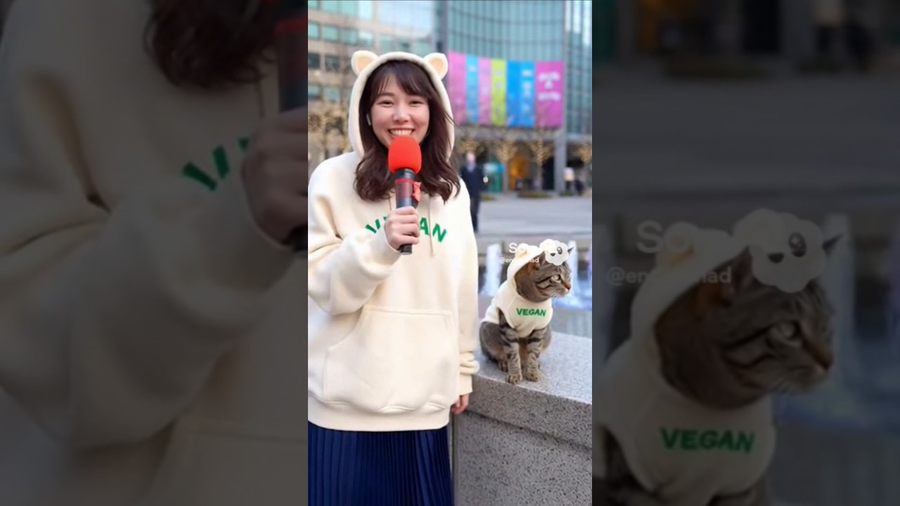 #sora2 ♯ヴィーガン#funny #ねこ ♯女子アナ