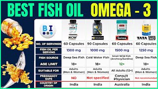 Best Fish Oil Omega 3 Supplement 🐟 India’s Top Brands Compared