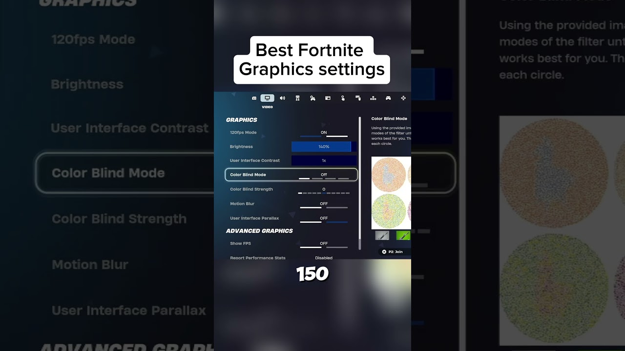 Best Fortnite graphics settings #fortnite #shorts #graphics #console
