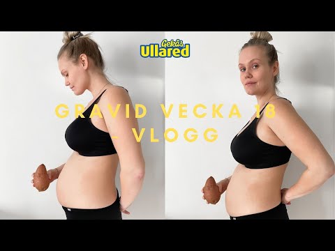 Gravid vecka 18 - gekås - vlogg