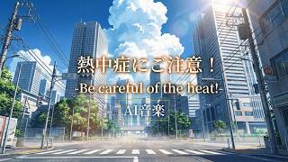 【AI音楽】熱中症にご注意！-Be careful of the heat!-【夏BGM/ Summer Lofi】