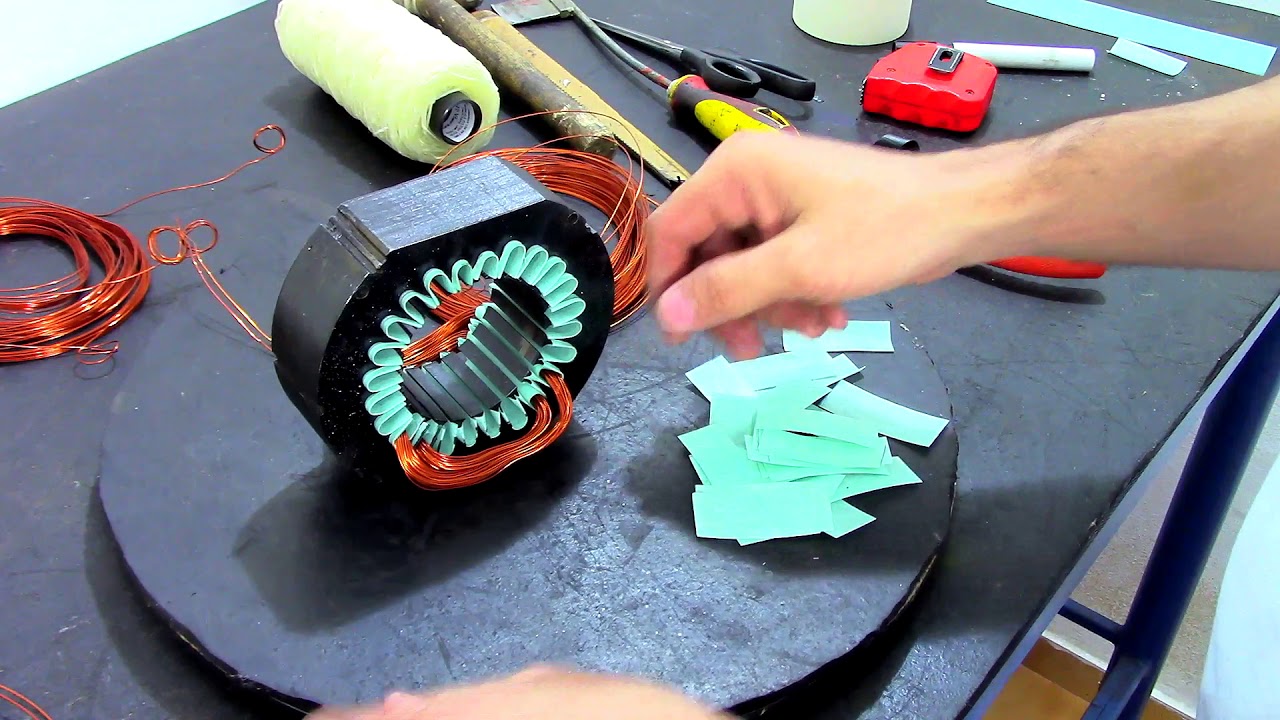 ( Aula Demonstrativa do curso de reobinamento de motor elétrico.