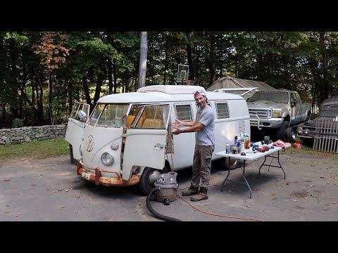 Den alten VW-Bus reinigen – 86'n Mice! – 1967 SO42 Westfalia Camper.