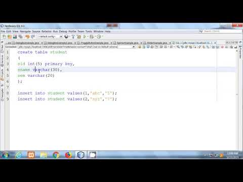 JAVA Netbeans in Hindi 24 | Database | Part 2