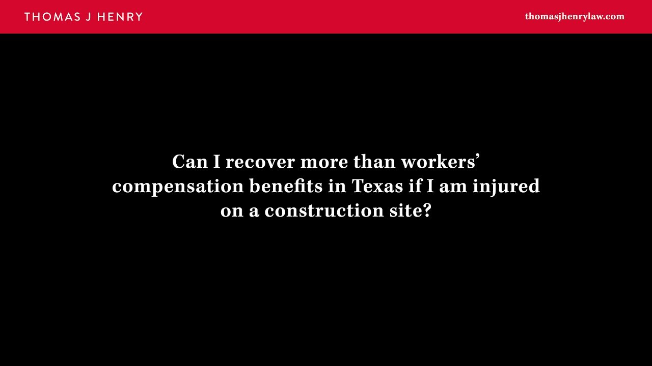 Can I Recover More than Workers’ Compensation Benefits If Injured on the Job in Texas?