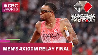세계 육상 선수권 대회, 남자 4x100m 릴레이 결승전