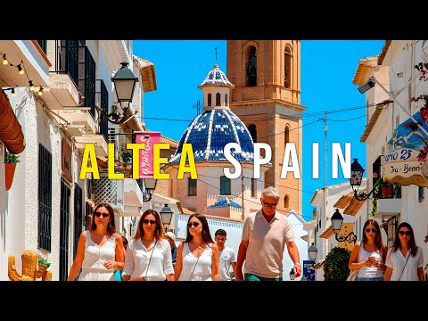 Altea Spain 🇪🇸 Walking Tour | Coastal Town Charm on the Costa Blanca 4K