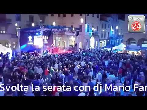 Borgomanero, festa dell'Uva. Svolta la serata con dj Mario Fargetta