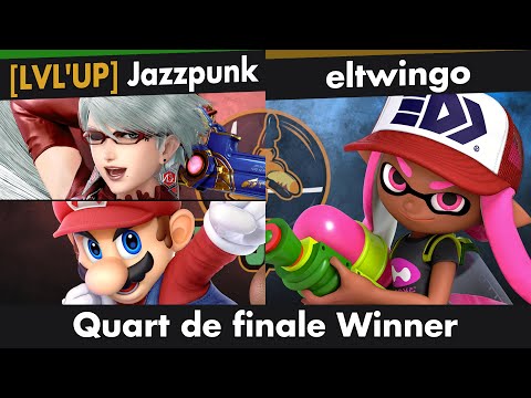Level Up'Smash S2 #26 - LVLUP | Jazzpunk (Bayonetta, Mario) vs eltwingo (Inkling) - WQ
