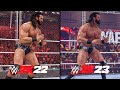 WWE 2K23 vs WWE 2K22 Graphic Comparison!