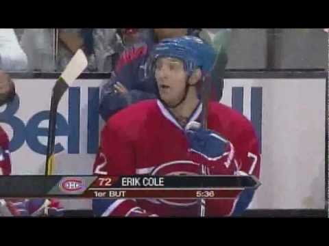 Erik Cole's First Unofficial Goal With Habs (September 20 2011)