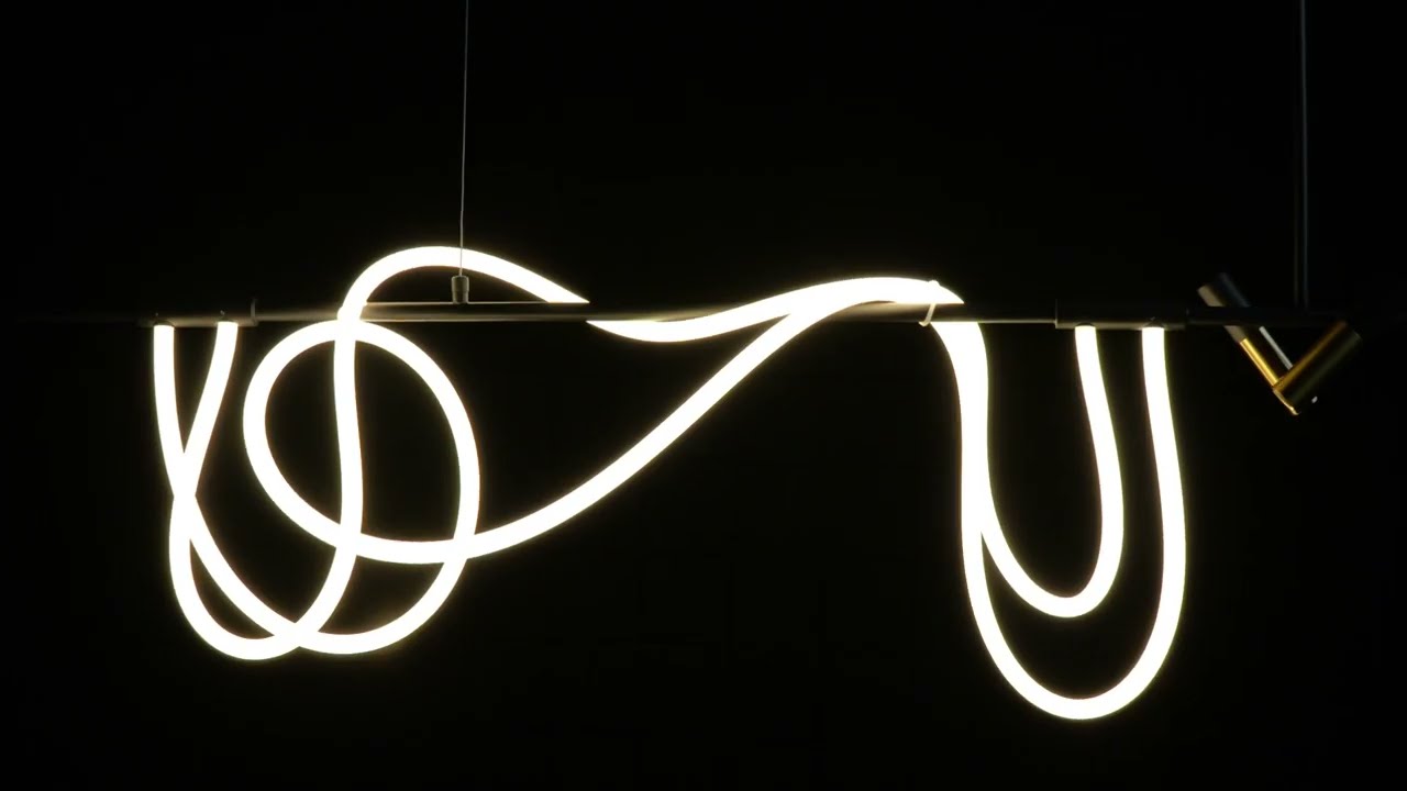 Люстра 150 см, 1*LED 47W 4000K черный Arte Lamp Klimt A2850SP-45BK