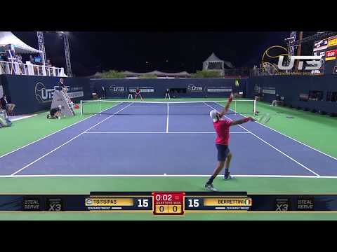 UTS Final: Matteo Berrettini wins the first quarter on decisive point