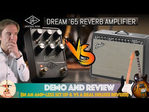 UAFX Dream 65 review: rock and jazz tones | compared vs a real Deluxe Reverb | in an amp-less setup