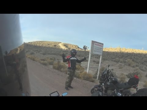 Area 51 Line Crossed by Bikers - FindingUFO Video
