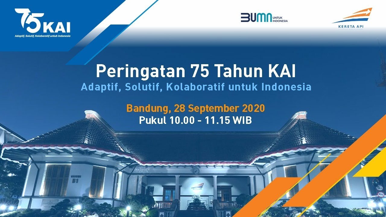 Acara Puncak Hari Ulang Tahun ke-75 PT Kereta Api Indonesia (Persero)