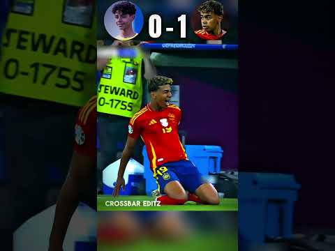 Intense Match Ronaldo Jr VS Lamine Yamal 😳🔥 #footballshorts #football #shorts