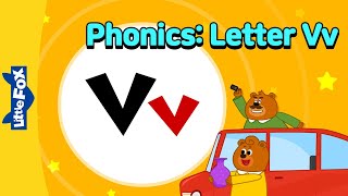 Phonics song | 영어 파닉스송 Vv | 파닉스 영어노래 | Vroom Vase Violin | abc 송 | 리틀팍스