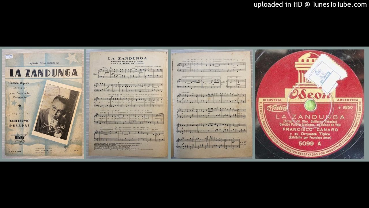 La zandunga (vals) - Orquesta Típica Francisco Canaro - 1939
