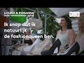 Louisa helpt een dag mee op de markt