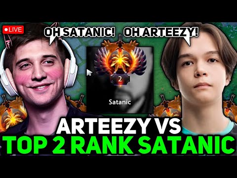 ARTEEZY on SHADOW FIEND vs TOP 2 RANK SATANIC!
